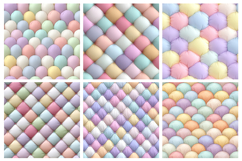 Pastel Quilted Puff Seamless Pattern and Digital Paper Product Image 3