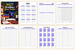 2027 Reading & Book Tracker Kdp interiors Product Image 2