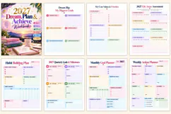 2027 Dream, Plan & Achieve Workbook Goal Setting Product Image 2