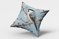 Floral Sparrow Seamless Pattern and Digital Paper Background Product Image 2