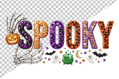Halloween Spooky t shirt Design PNG Product Image 2