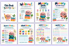Memory Skills Practice Workbook | Memory, Focus, Recall Product Image 2
