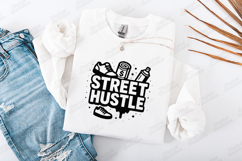 Street Hustle Urban Graphic Design for T-Shirts Product Image 2