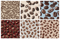 Coffee Beans Seamless Pattern and Digital paper Product Image 2