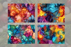 Alcohol Ink Cutting Board Design - 04 Variations Product Image 2