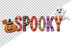 Halloween Spooky t shirt Design PNG Product Image 1