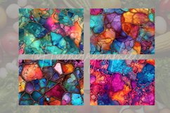 Alcohol Ink Cutting Board Design - 04 Variations Product Image 2