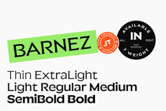 JT Barnez | Modern Sharp Serif Product Image 2