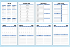2026 Cleaning Workbook Canva KDP Interior Product Image 2
