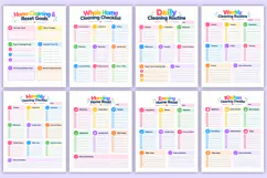 Cleaning & Home Reset Planner | Cleaning Routines, Declutter Product Image 2