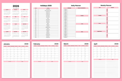 2026 Faith &amp; Scripture Study Journal Canva templates Product Image 2