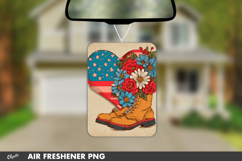 Retro Veteran’s Day Air Freshener Sublimation PNG Product Image 1