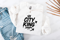 City King Graffiti Style SVG Urban Streetwear Design Product Image 2