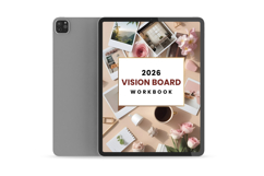 2026 Digital Vision Board Workbook Canva Template Product Image 2