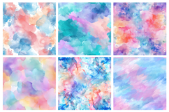 Pastel Watercolor Texture Seamless Pattern and Digital Paper Product Image 2