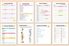 2024 Summer Planner For Kids For Canva Product Image 2