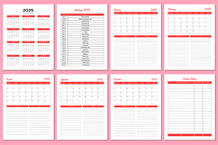 2026 Christmas Organizer Canva templates Product Image 2
