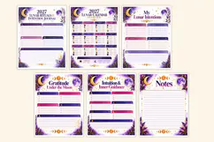 2027 Lunar Rituals & Intention Journal Kdp interiors Product Image 2