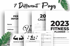 2023 Fitness Planner KDP Interior Product Image 2