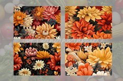 Fall Flower Cutting Board Design - 04 Variations Product Image 2