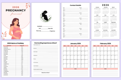 2026 Pregnancy Journal Canva Template Product Image 2