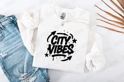 City Vibes SVG PNG JPG Urban Street Graffiti Style Shirt Product Image 2