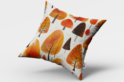 Autumn Trees Seamless Pattern and Digital Paper Product Image 2