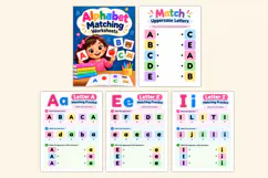 Alphabet Matching Worksheets Kdp interiors Product Image 2
