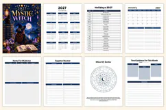 2027 Mystic Witch Journal Kdp interiors Product Image 2
