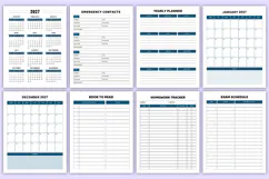 2027 Nursing Study & Schedule Planner | Nursing School Product Image 2
