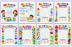 Educational Word Search Workbook | Kids Vocabulary, Alphabet Product Image 2