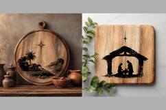 Bethlehem Star SVG | Nativity Scene Laser Engraving Design Product Image 2