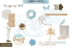 Coastal Boho - Graphic set Product Image 3