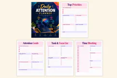Daily Attention Planner Kdp interiors Product Image 2