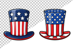 4th July Cap Clipart Product Image 2