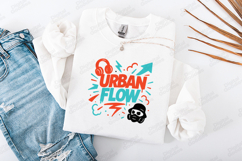 Urban Flow Graffiti Style SVG Street Art Trendy Design Product Image 2
