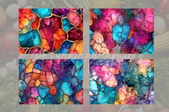 Alcohol Ink Cutting Board Design - 04 Variations Product Image 2