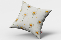 Watercolor Daisy Flower Seamless Pattern and Digital Paper Product Image 2