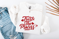 Trust The Process SVG - Motivational Hand Lettered Quote Product Image 3