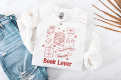 Book Lover Reading Line Art Design For Readers And Books Product Image 1