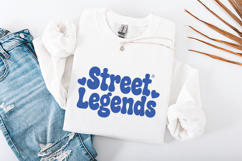 Street Legends SVG - Retro Aesthetic Bubble Letter Design Product Image 3