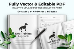 Dog Training Logbook KDP Interior Product Image 2
