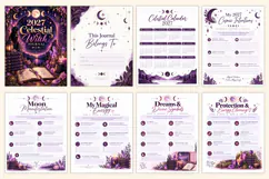 2027 Celestial Witch Journal Kdp interiors Product Image 2