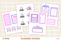 Christmas Planner PNG. Planner Stickers PNG Product Image 1