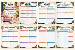 2027 Home & Life Organization Planner Kdp interiors Product Image 2
