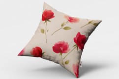 Watercolor Minimal Rose Seamless Pattern and Digital paper Product Image 2