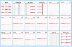2026 Student Planner For Canva KDP Interior Product Image 2