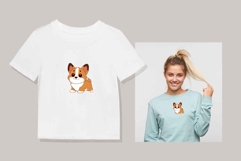Cute Cartoon Happy Welsh Corgi Dog Puppy Character Fun Icon Product Image 2