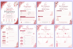 2027 Pregnancy Planner | Pregnancy Journal &amp; Baby Tracker Product Image 2