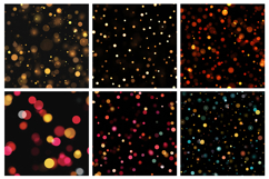 Bokeh Effect Seamless Pattern and Digital Paper Background Product Image 2